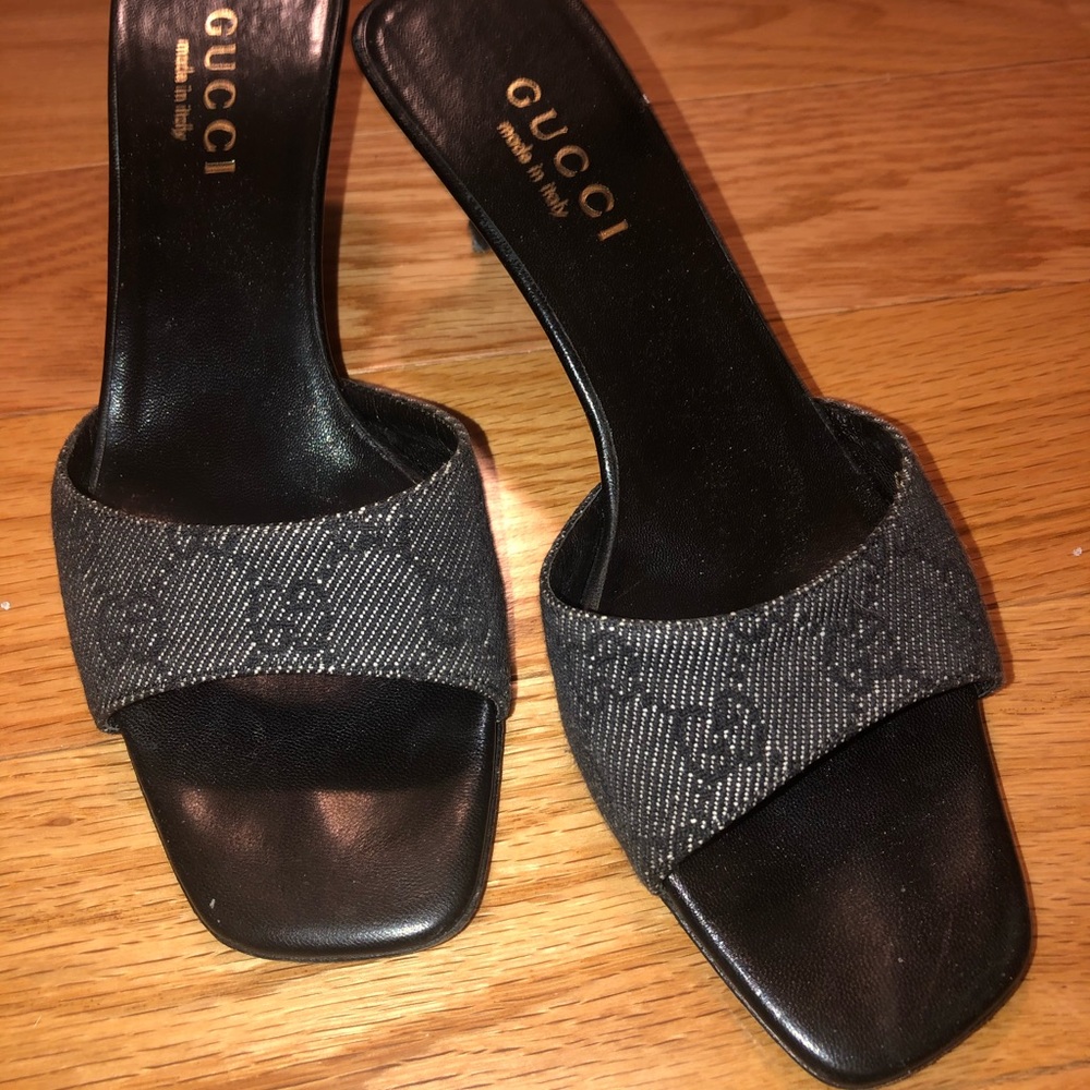 Gucci Canva Heels